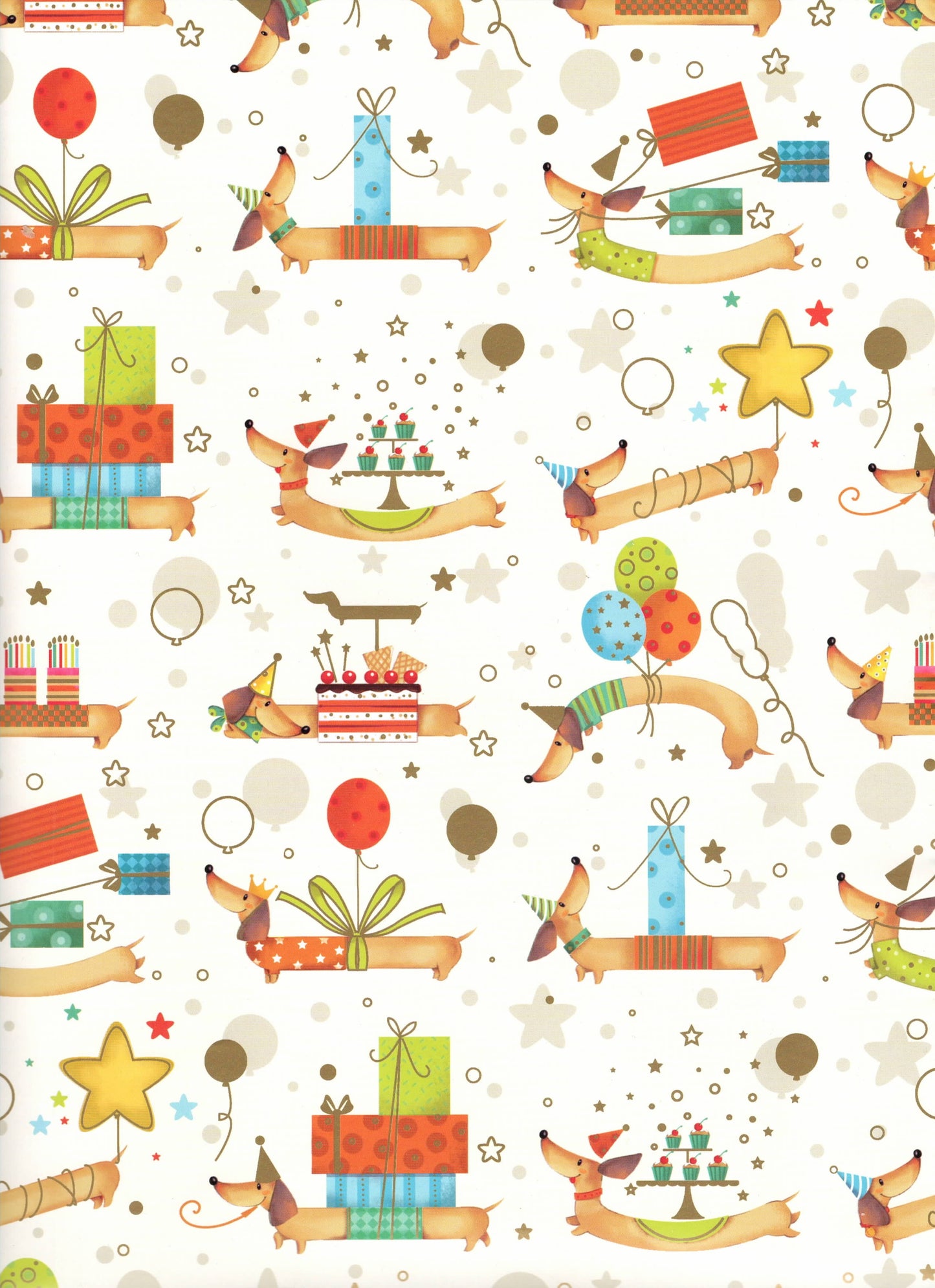 Carta Da Regalo Foglio formato 90 x 65 cm cane