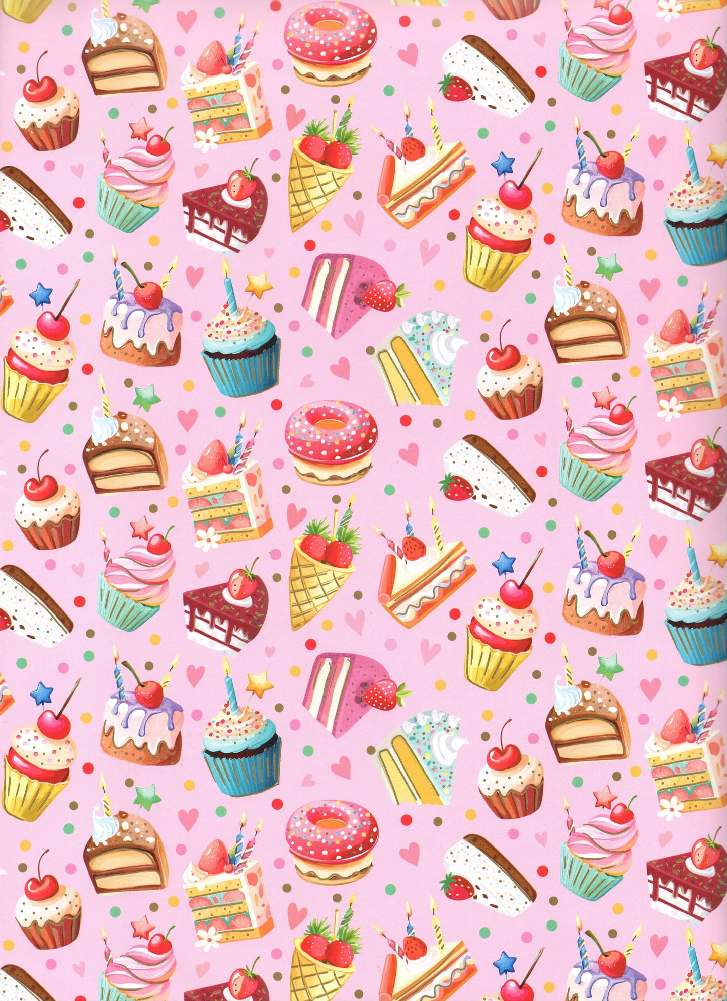 Carta Da Regalo Foglio formato 90 x 65 cm torte