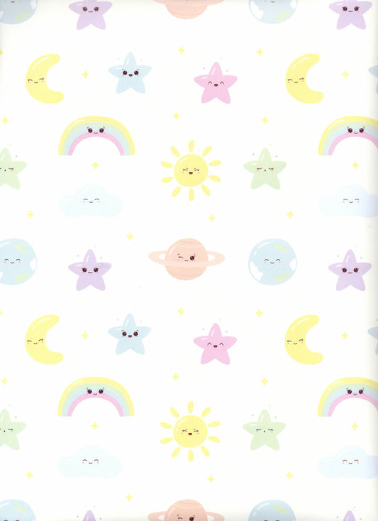 Inpakpapier Velformaat 90 x 65 cm, verpakking van 3 vellen