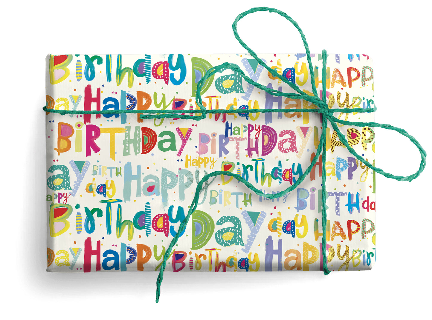 Carta Da Regalo Foglio formato 90 x 65 cm happy birthday colorati