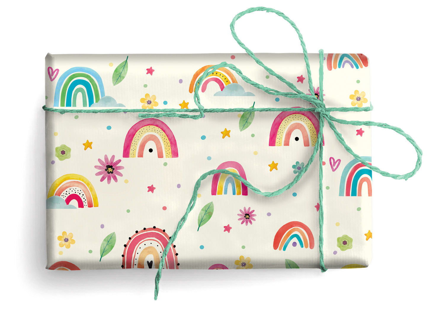 Carta Da Regalo Foglio formato 90 x 65 cm arcobaleni colorate