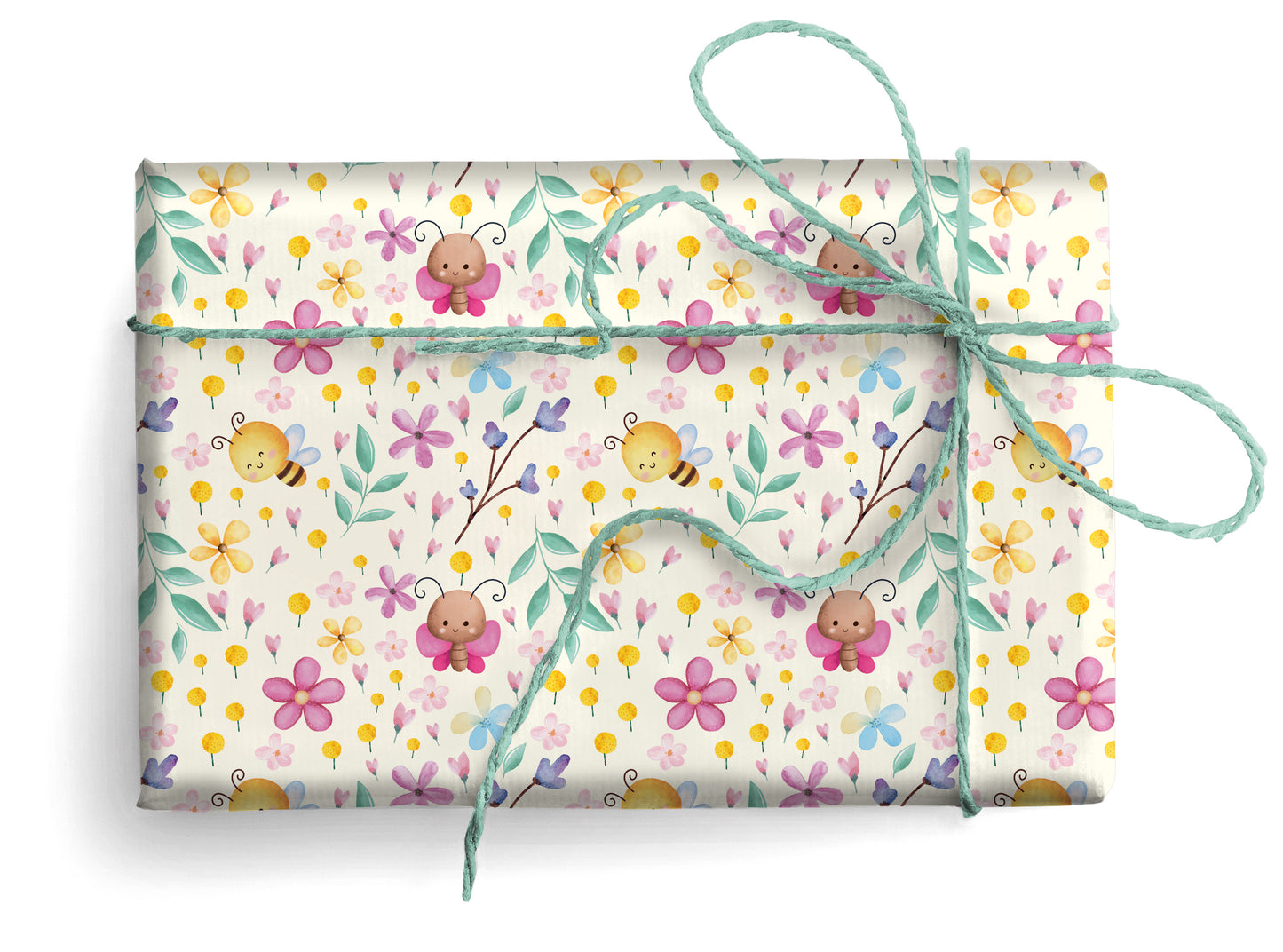 Carta Da Regalo Foglio formato 90 x 65 cm api fiori
