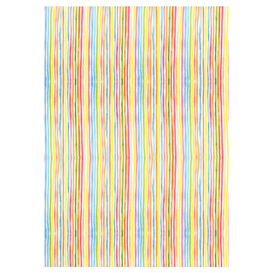 Carta Da Regalo Foglio formato 90 x 65 cm striscie colorate