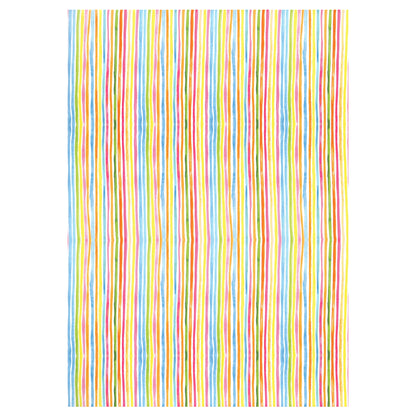 Carta Da Regalo Foglio formato 90 x 65 cm striscie colorate
