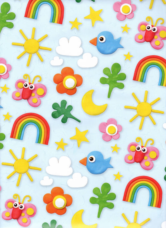 Inpakpapier Velformaat 90 x 65 cm, verpakking van 3 vellen