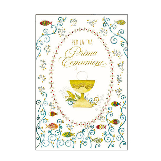 Communiekaart Geldhouder maat 17 x 12 cm