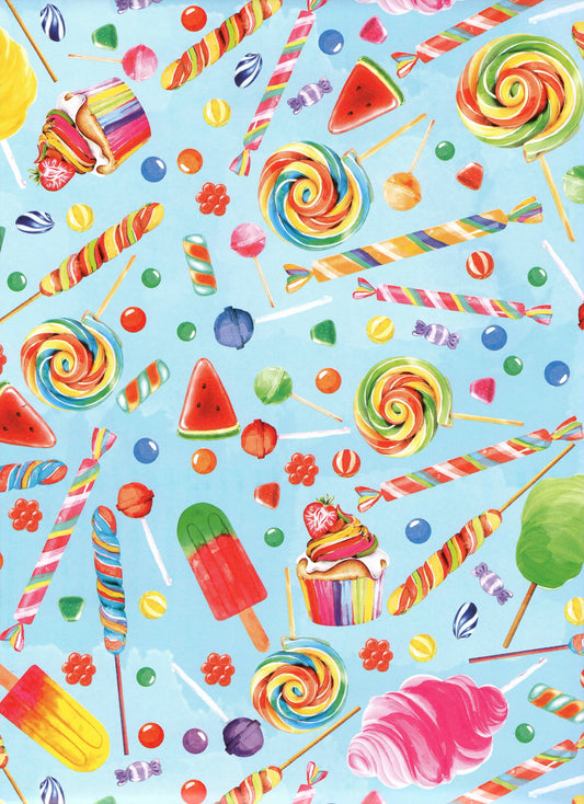 Inpakpapier Velformaat 90 x 65 cm, verpakking van 3 vellen