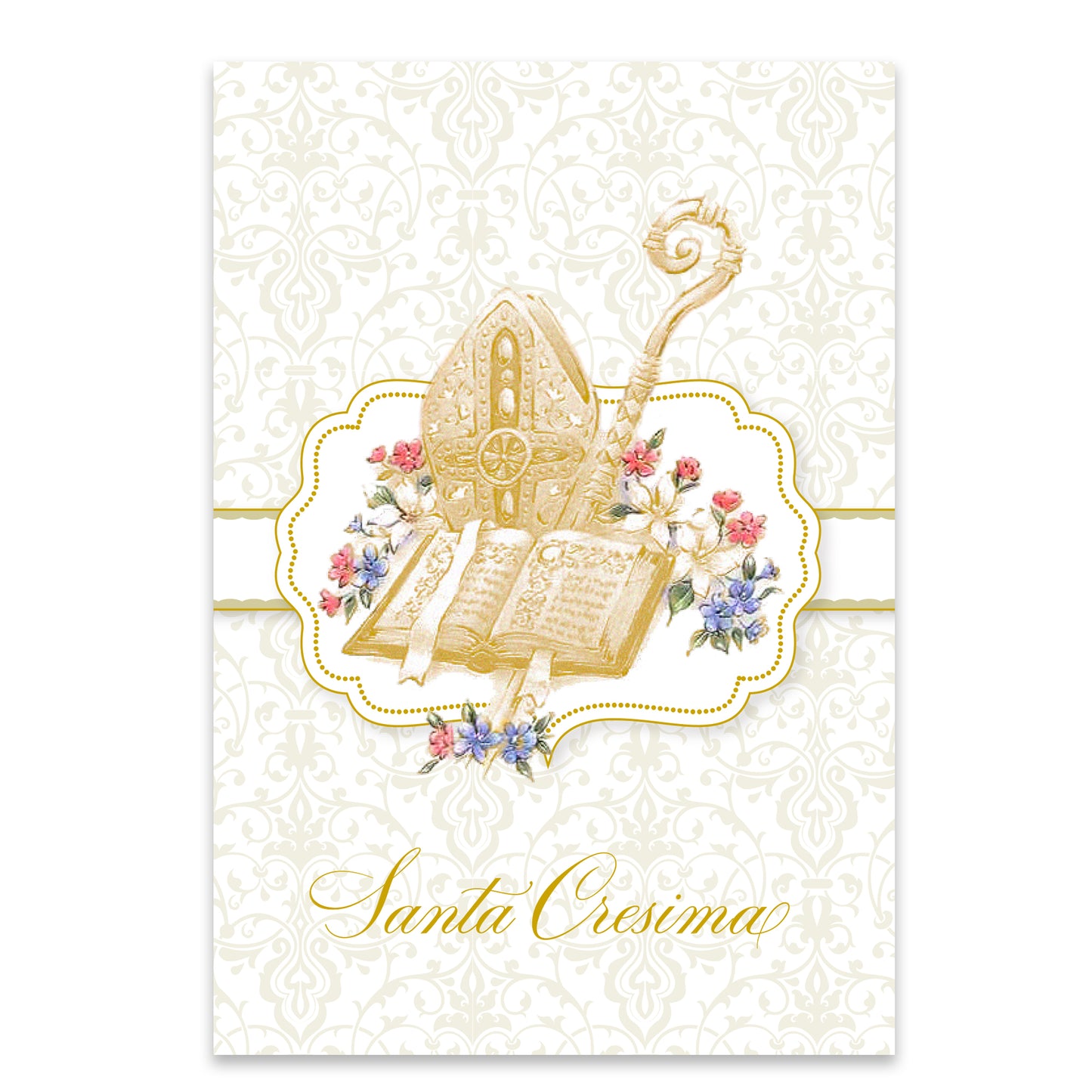 Carte de vœux de confirmation, 16 x 11 cm
