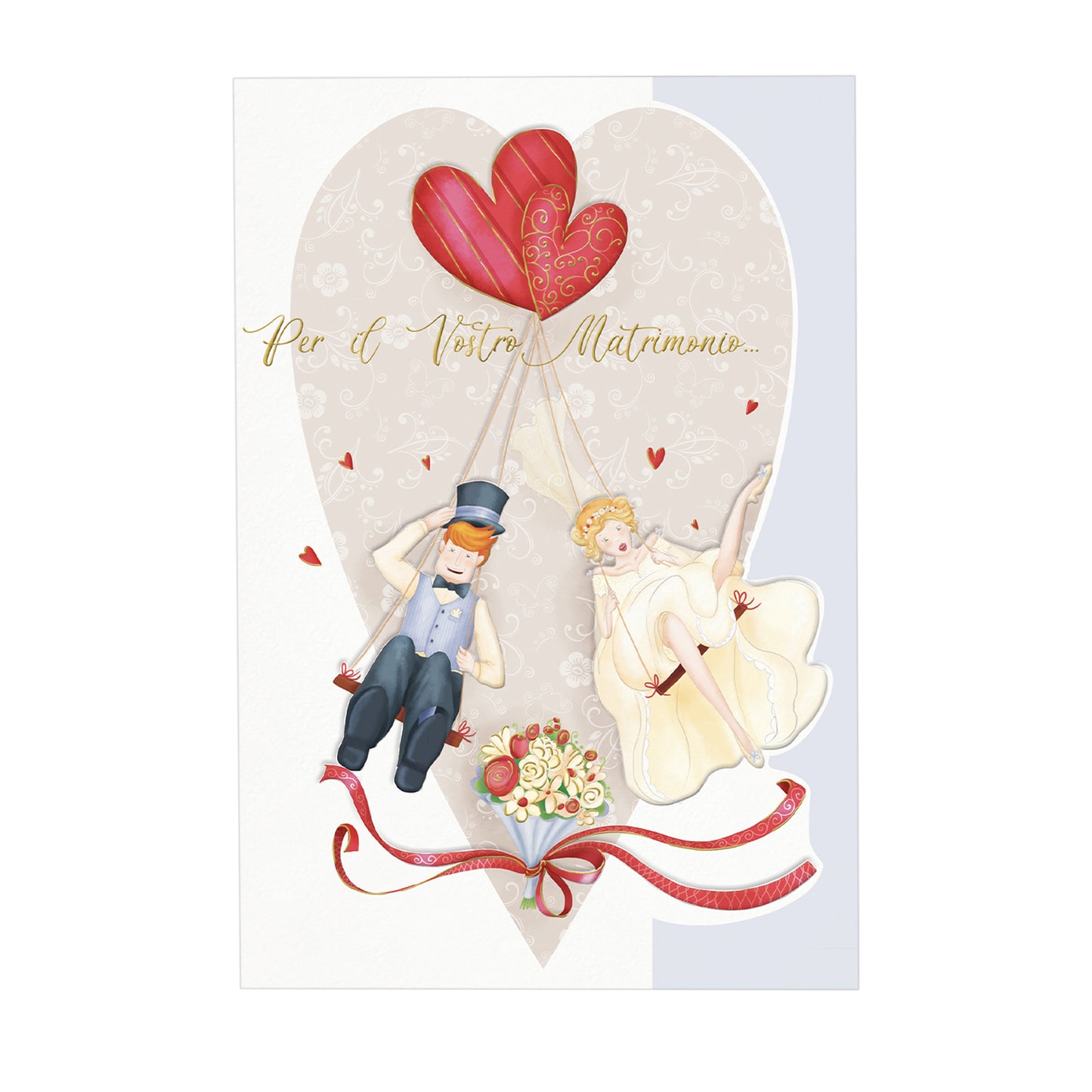 Biglietto Matrimonio Portasoldi formato 17 x 12 cm