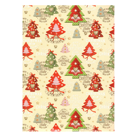 Inpakpapier Velformaat 90 x 65 cm, verpakking van 3 vellen