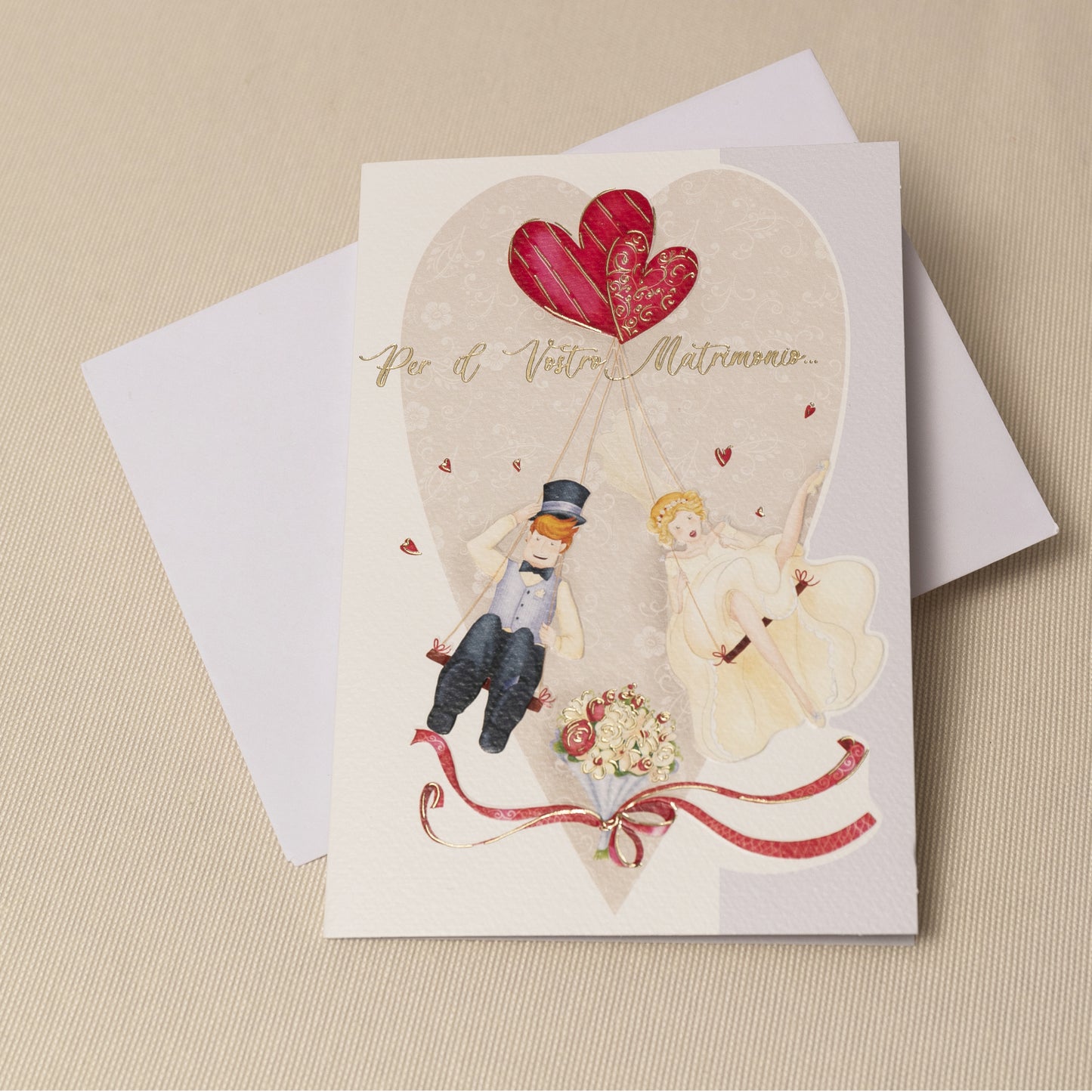 Biglietto Matrimonio Portasoldi formato 17 x 12 cm