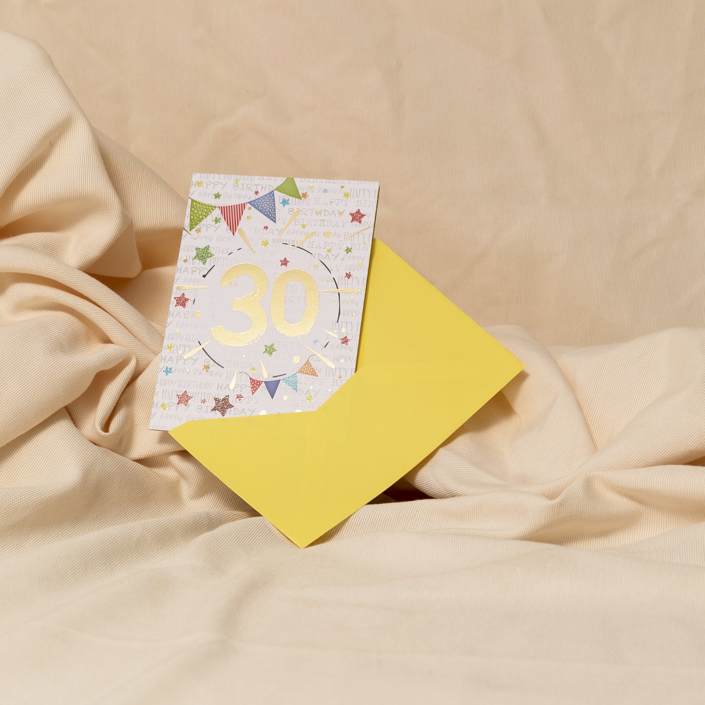Formaat verjaardagskaart 17 x 12 cm 30 jaar